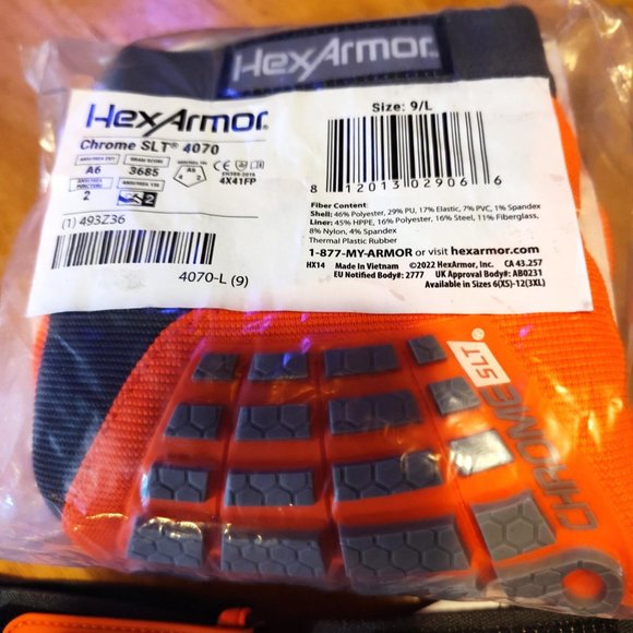 NWT Chrome SLT® 4070 mechanics style work glove. Men/Women. - Picture 3 of 4